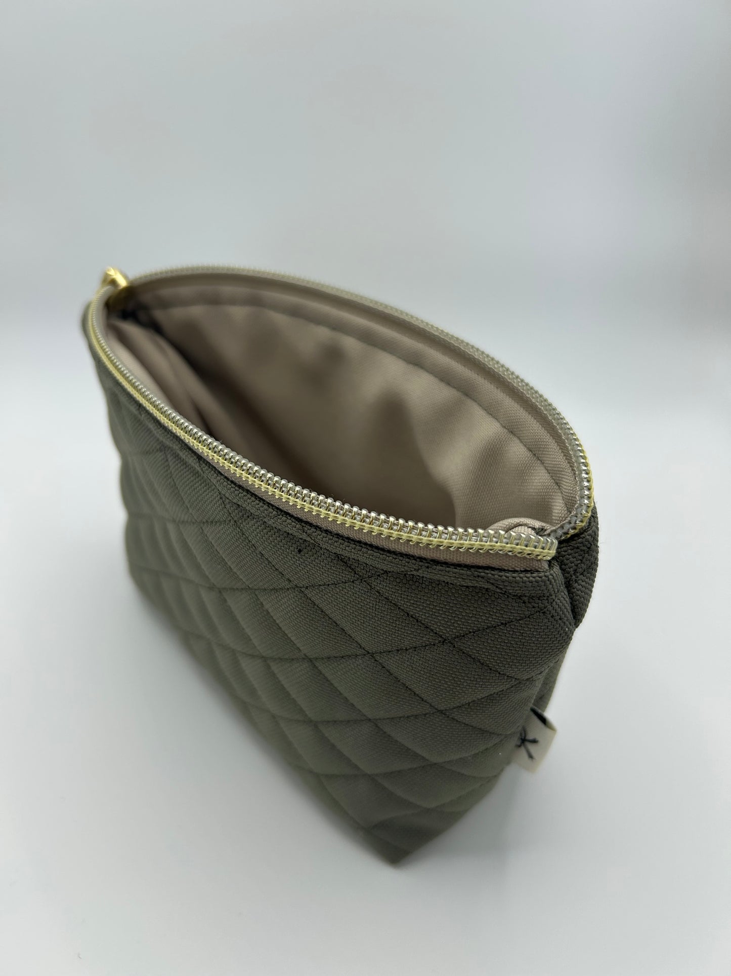 Kosmetiktasche Stepp Grüngrau