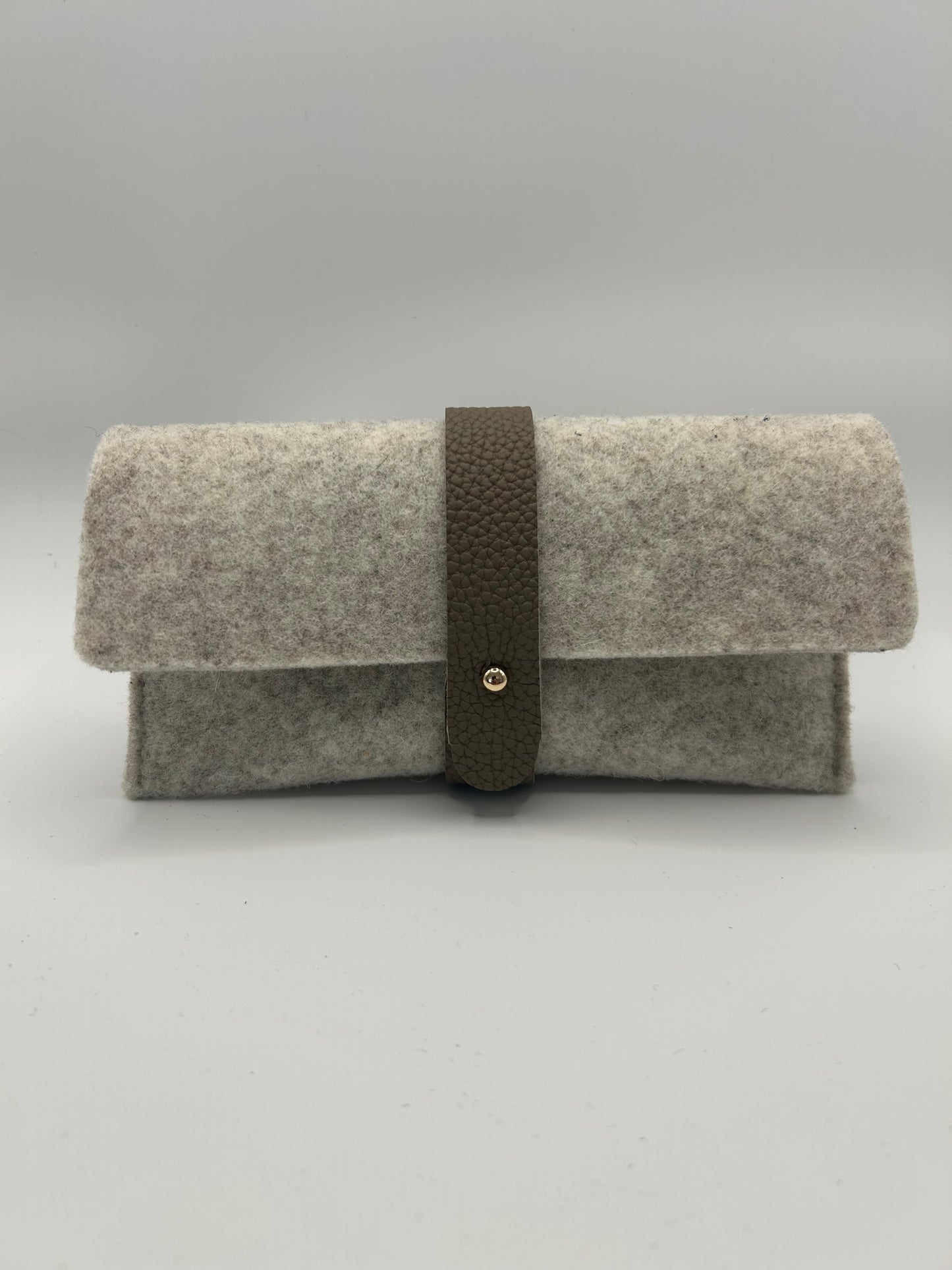 Brillenetui Filz Natur/Beige
