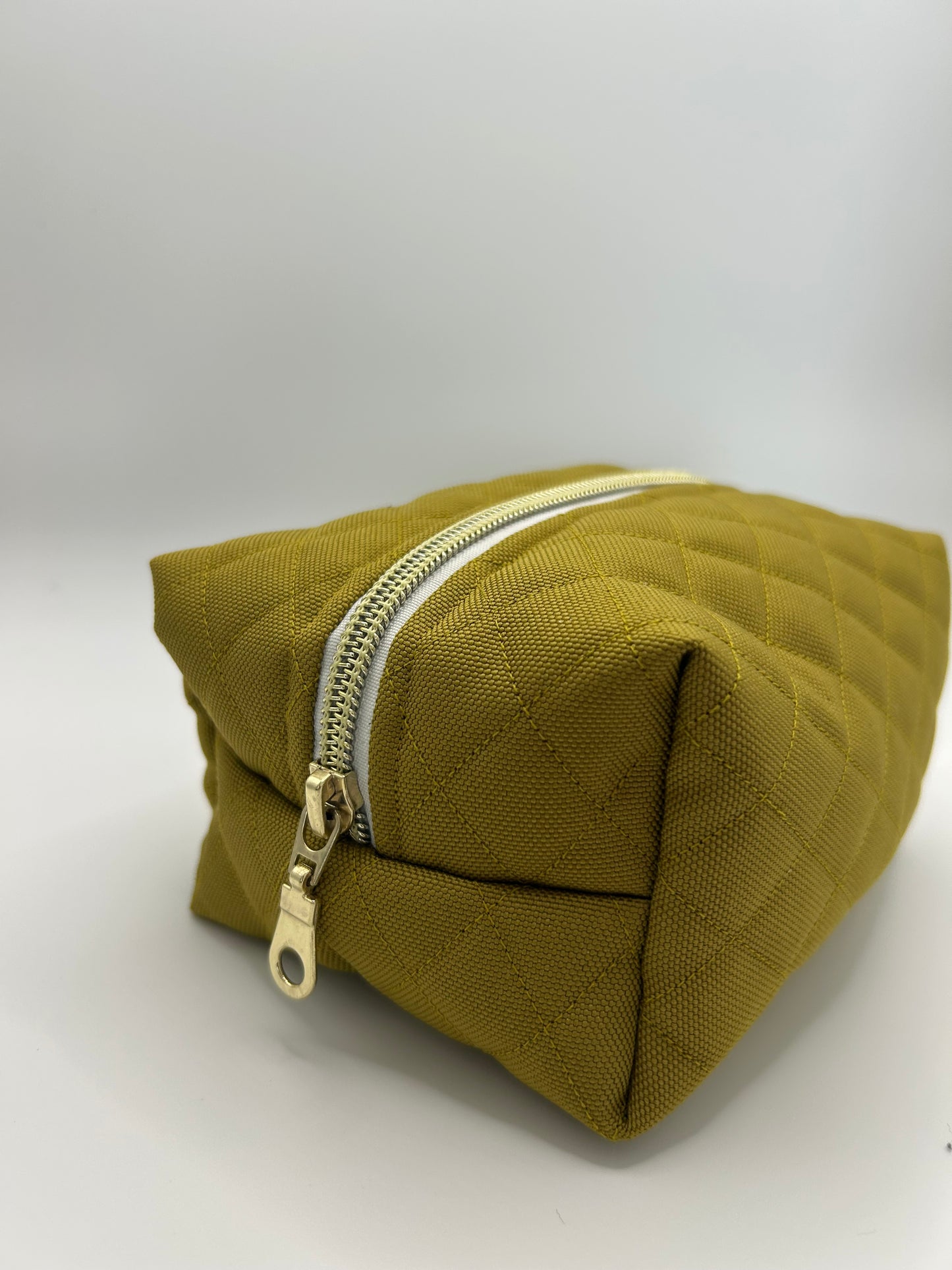 Kosmetiktasche Stepp Breit Hellgrün