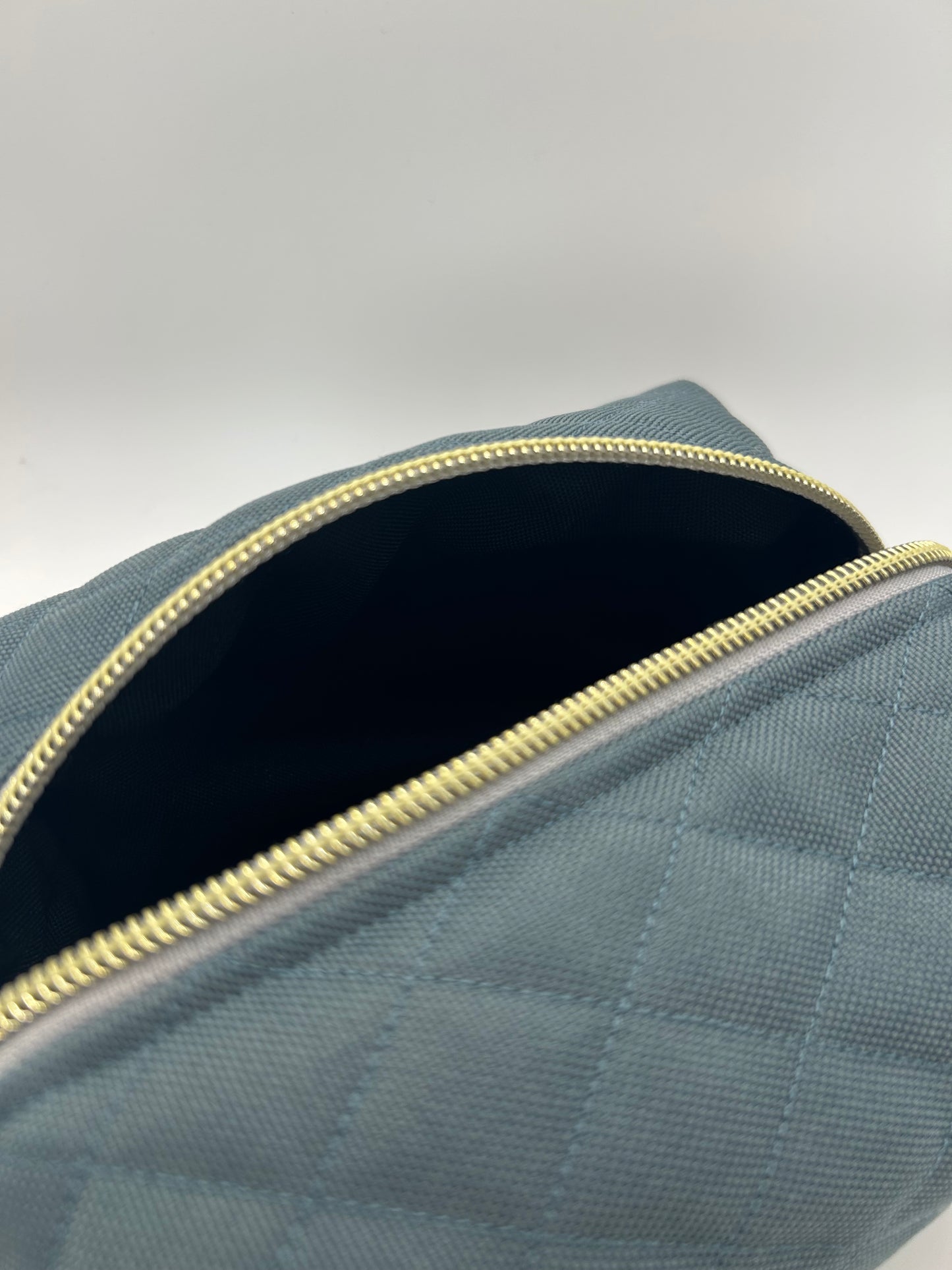 Kosmetiktasche Stepp Breit Blau