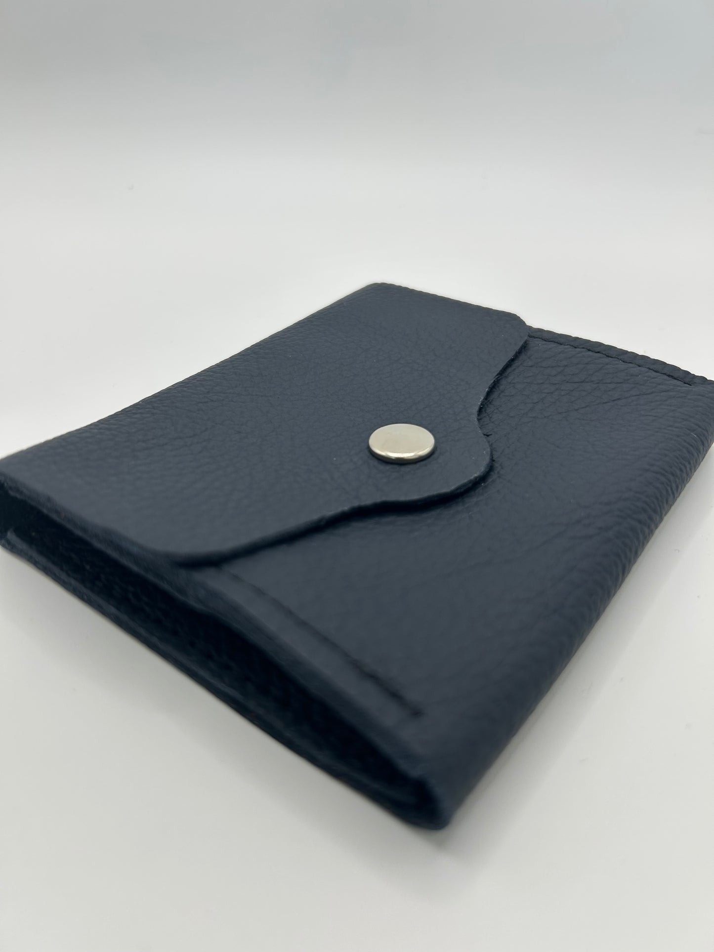 Geld-/Kartenetui Leder Blau