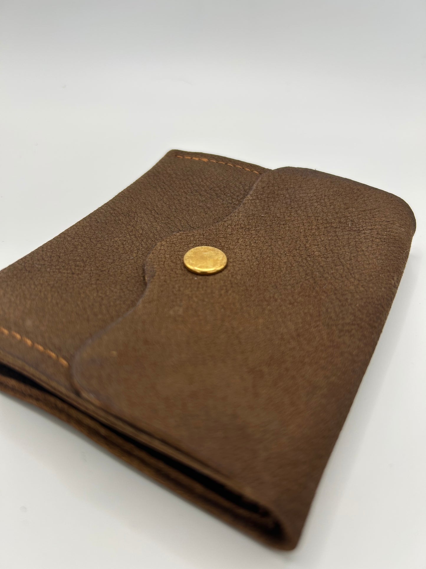 Geld-/Kartenetui Leder Braun
