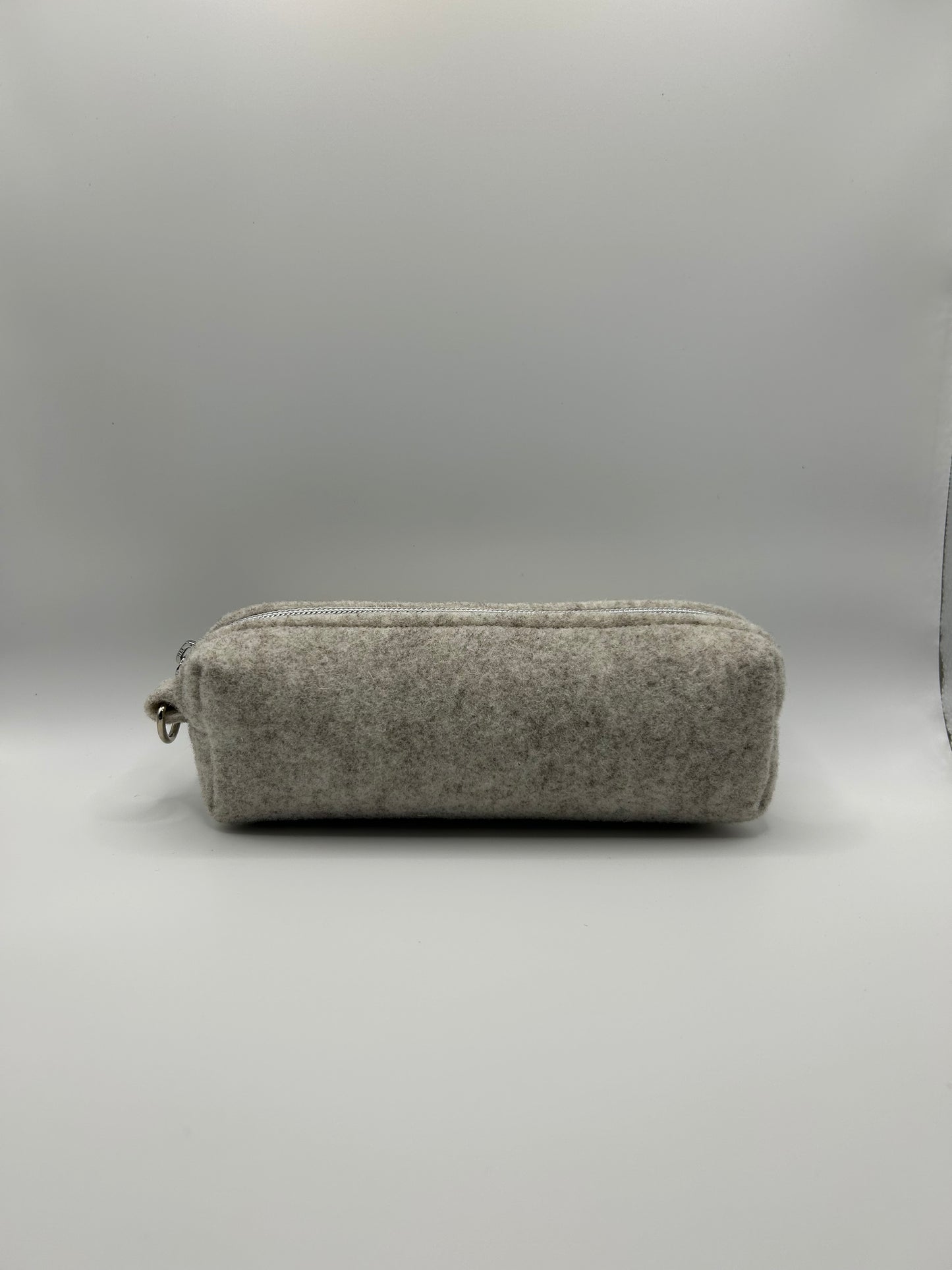 Mäppchen Filz Natur/Silber