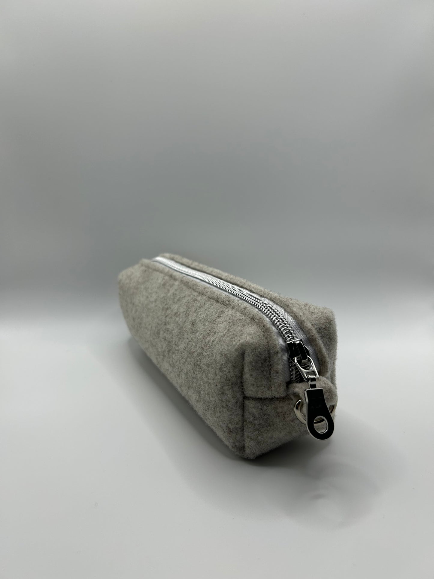 Mäppchen Filz Natur/Silber