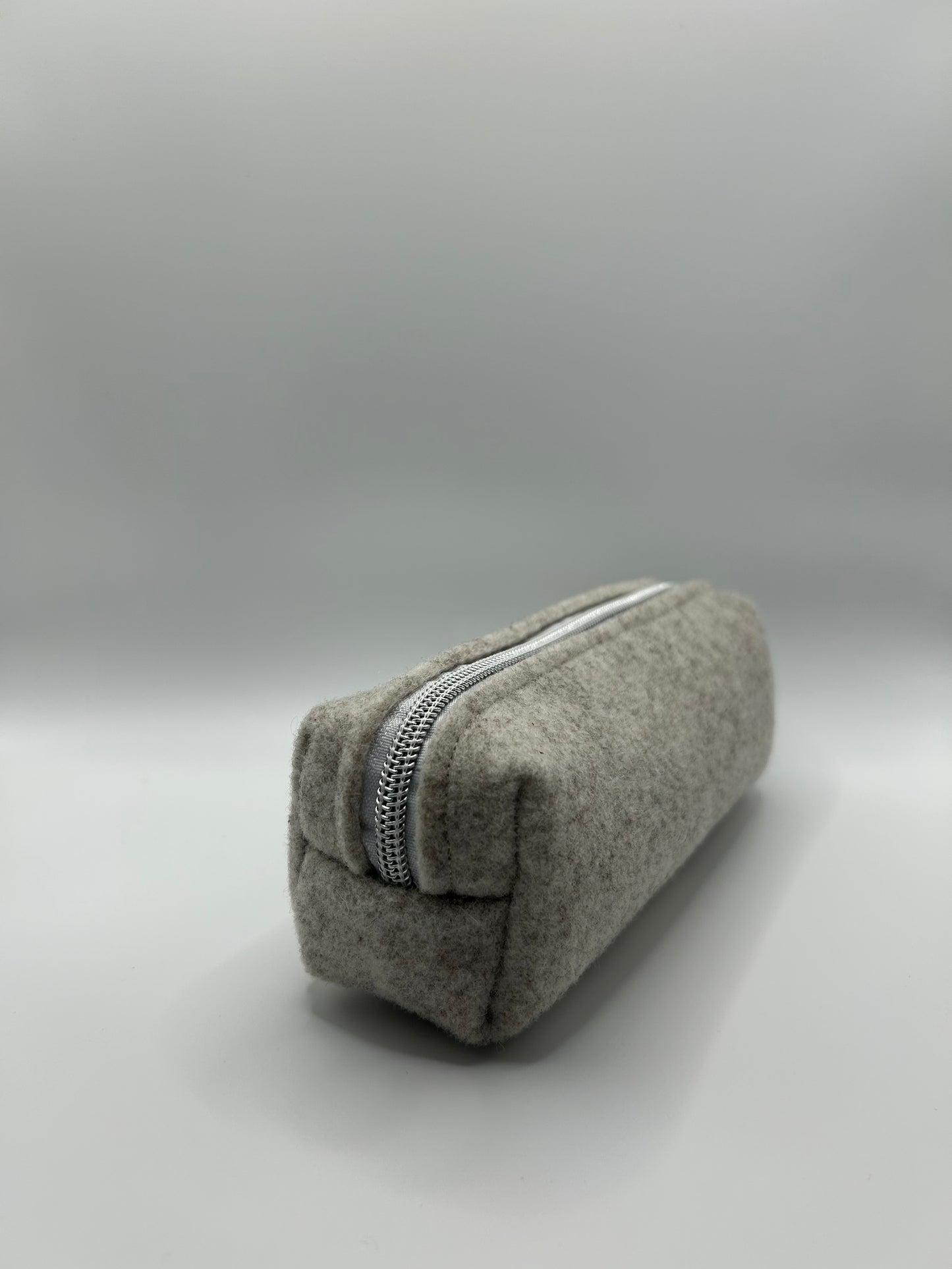 Mäppchen Filz Natur/Silber