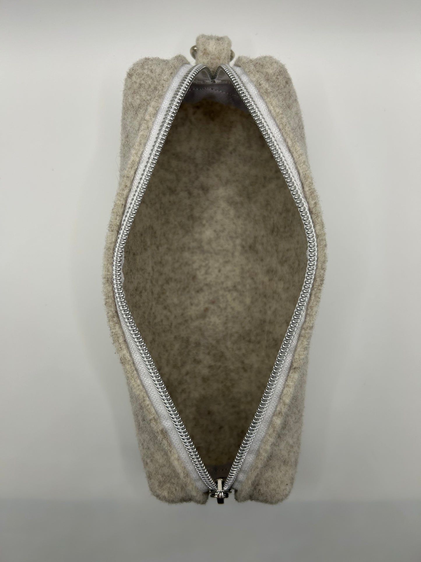 Mäppchen Filz Natur/Silber