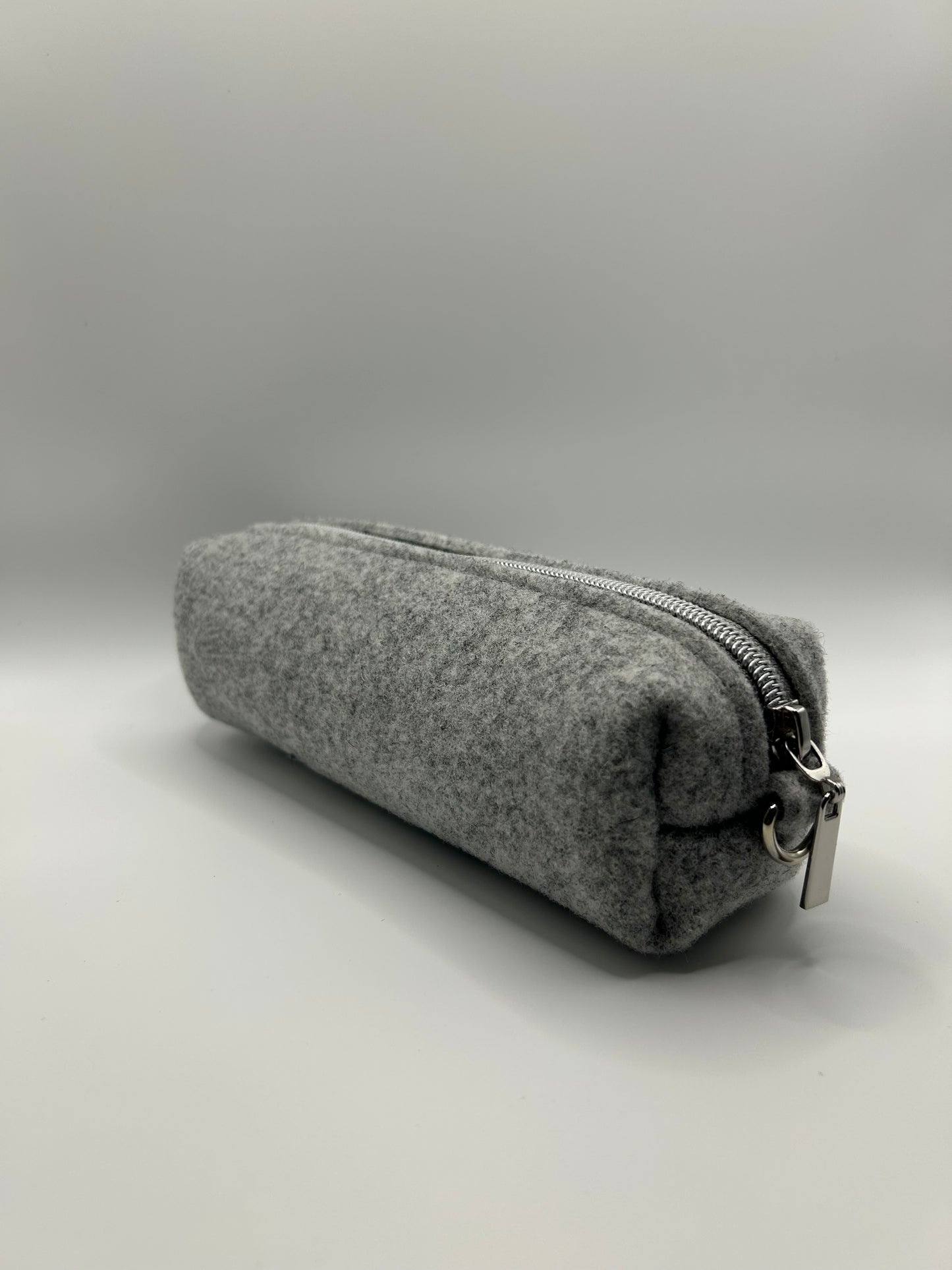 Mäppchen Filz Grau/Silber