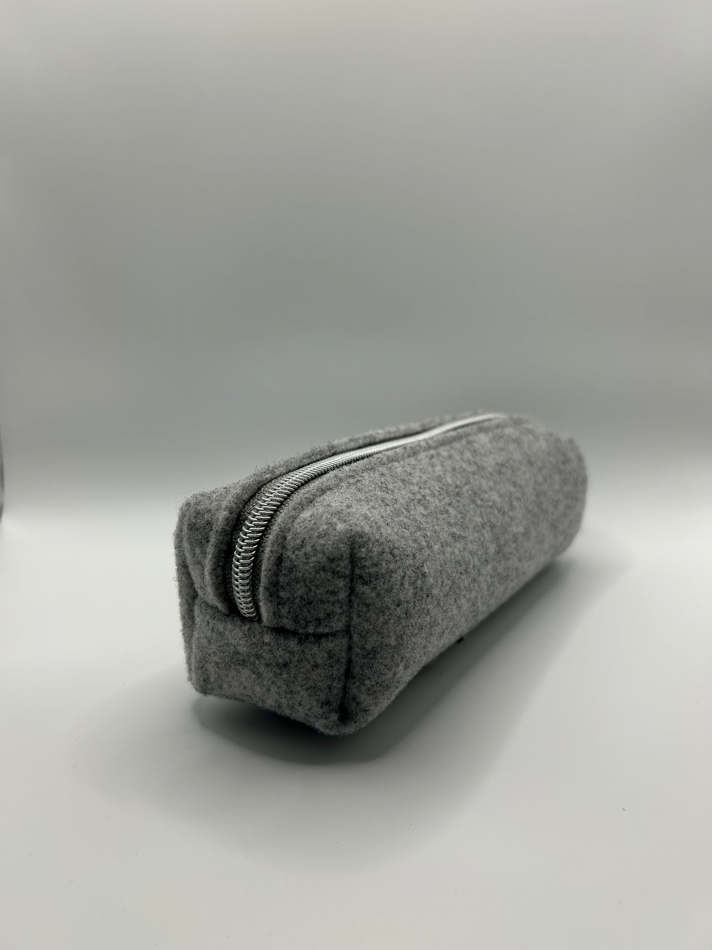 Mäppchen Filz Grau/Silber