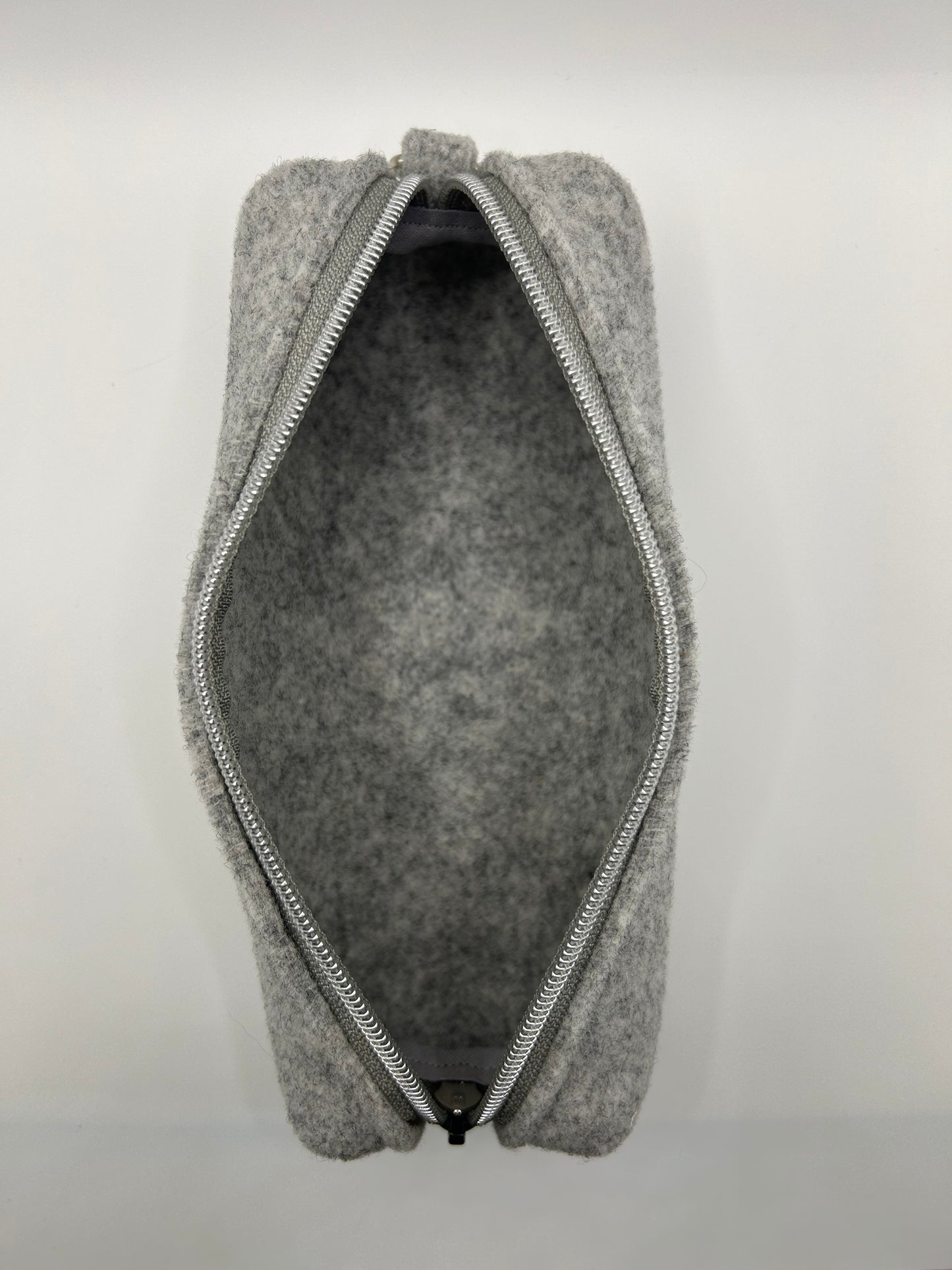 Mäppchen Filz Grau/Silber