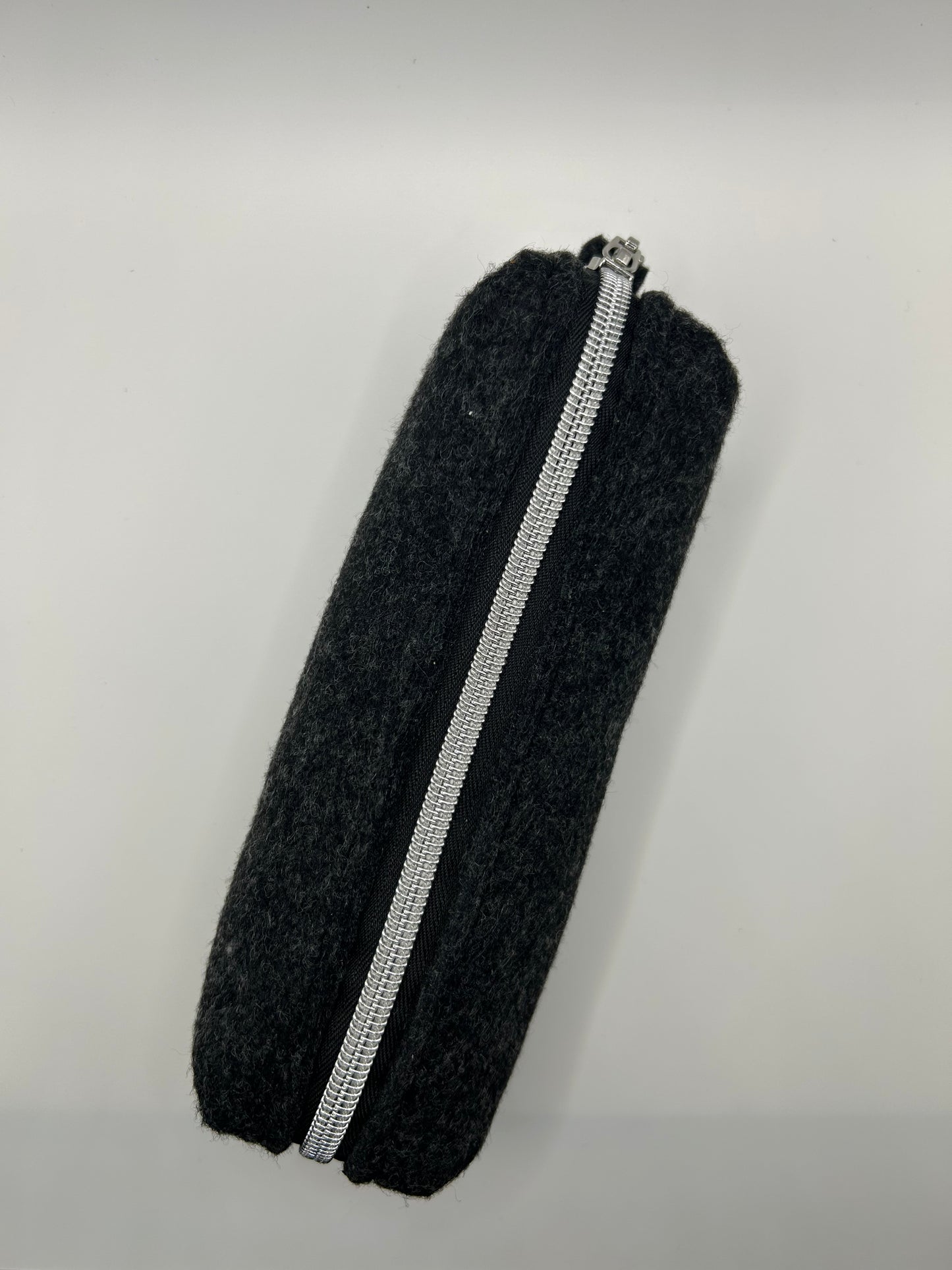 Mäppchen Filz Anthrazit/Silber