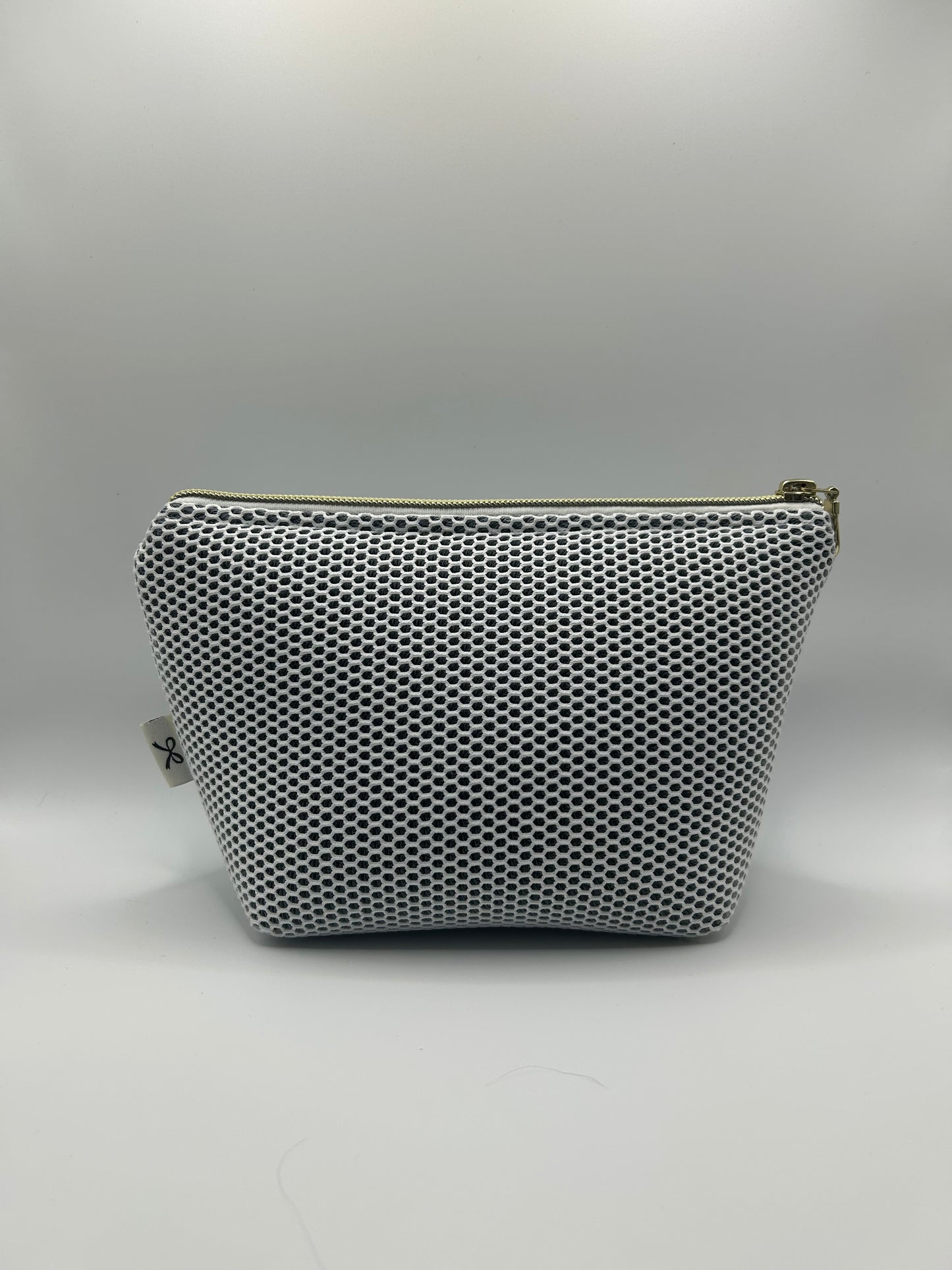 Kosmetiktasche Mesh Weiß