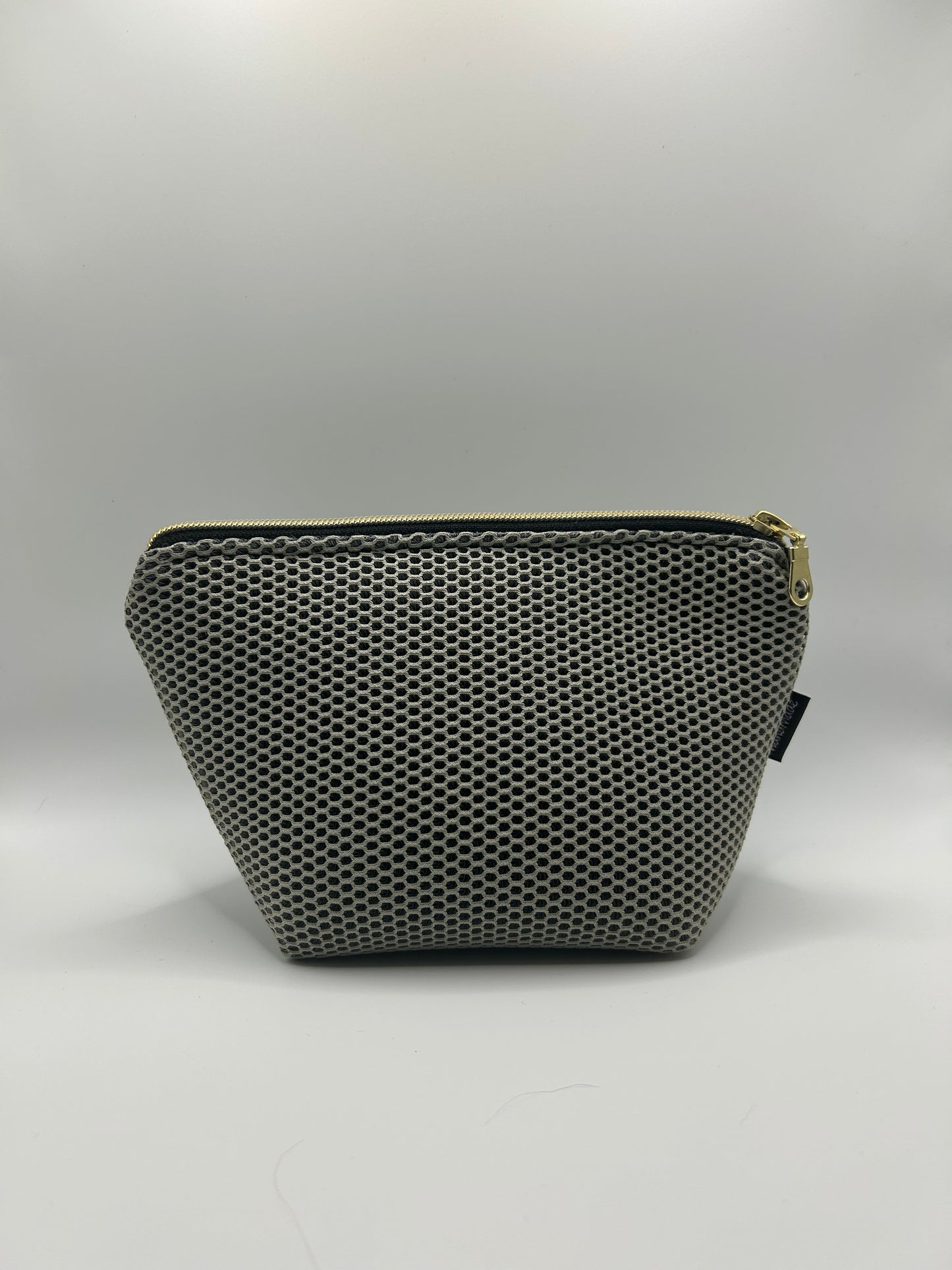 Kosmetiktasche Mesh Beige