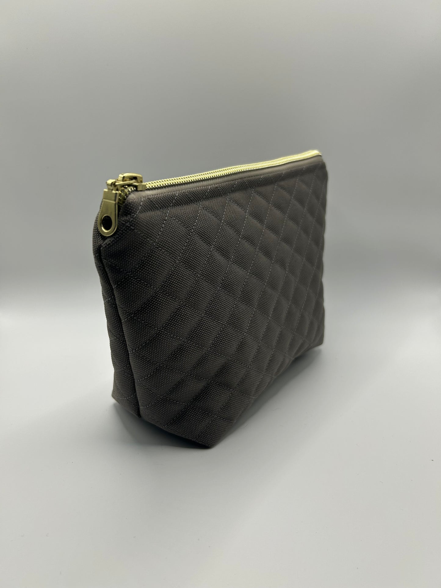 Kosmetiktasche Stepp M Grau