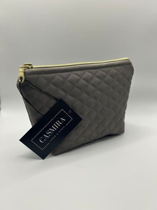 Kosmetiktasche Stepp M Grau