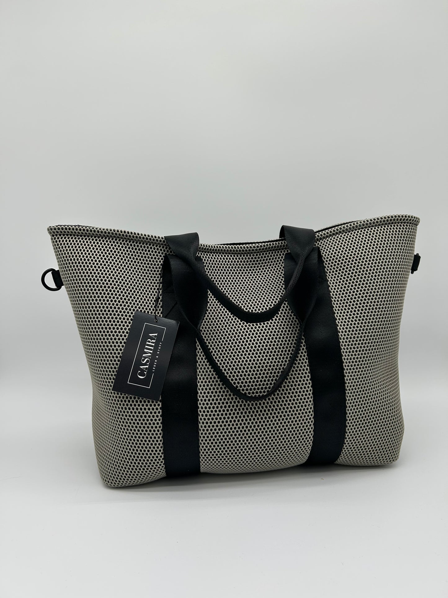 Shopper Mesh Grau/Schwarz L