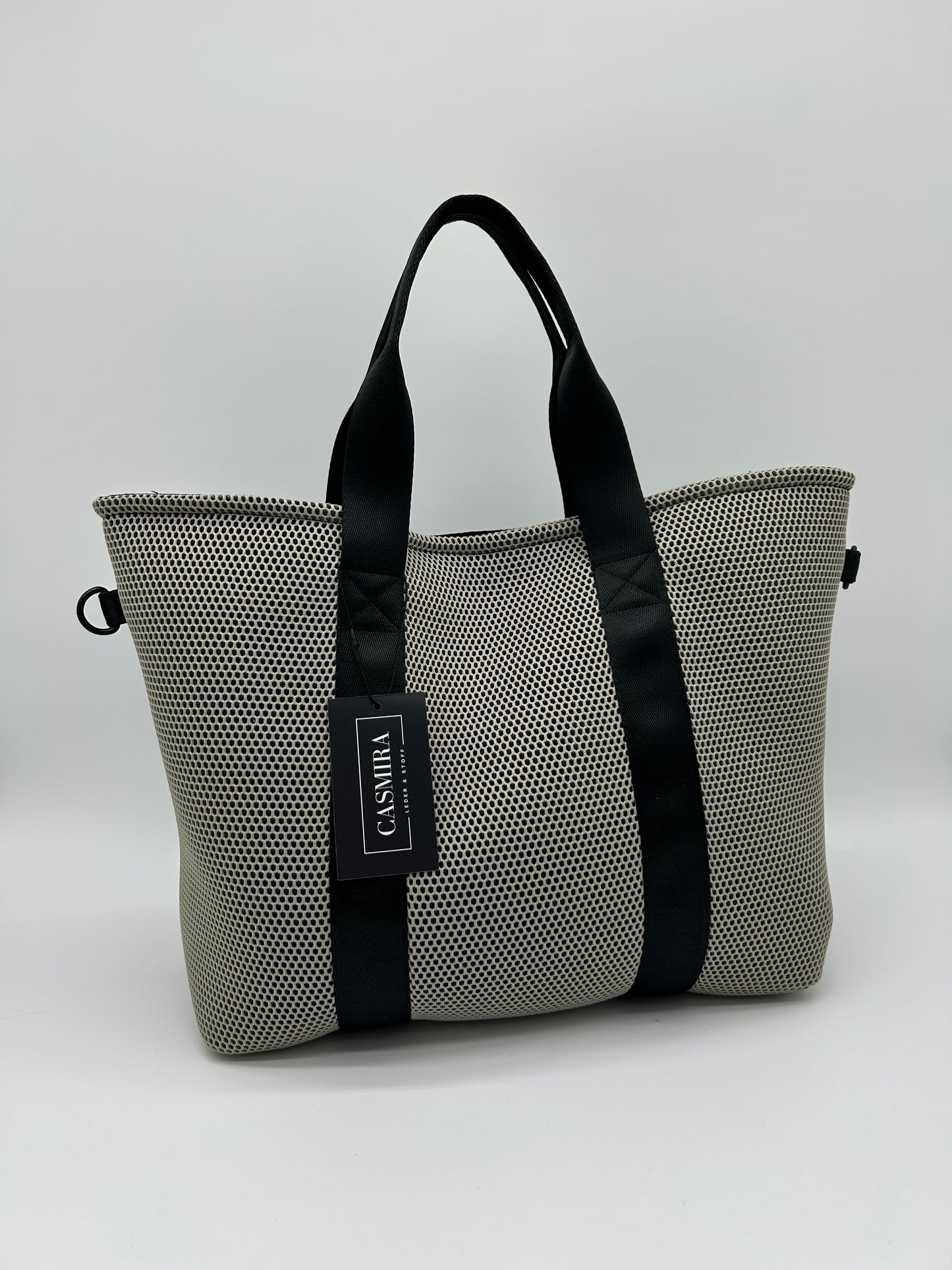 Shopper Mesh Grau/Schwarz L