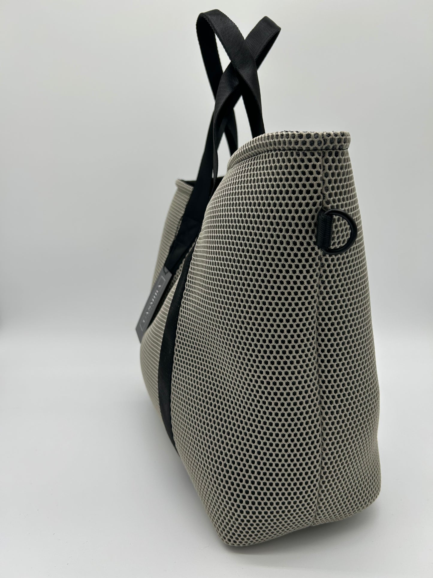 Shopper Mesh Grau/Schwarz L