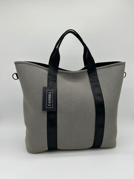 Shopper Mesh Grau/Schwarz XL