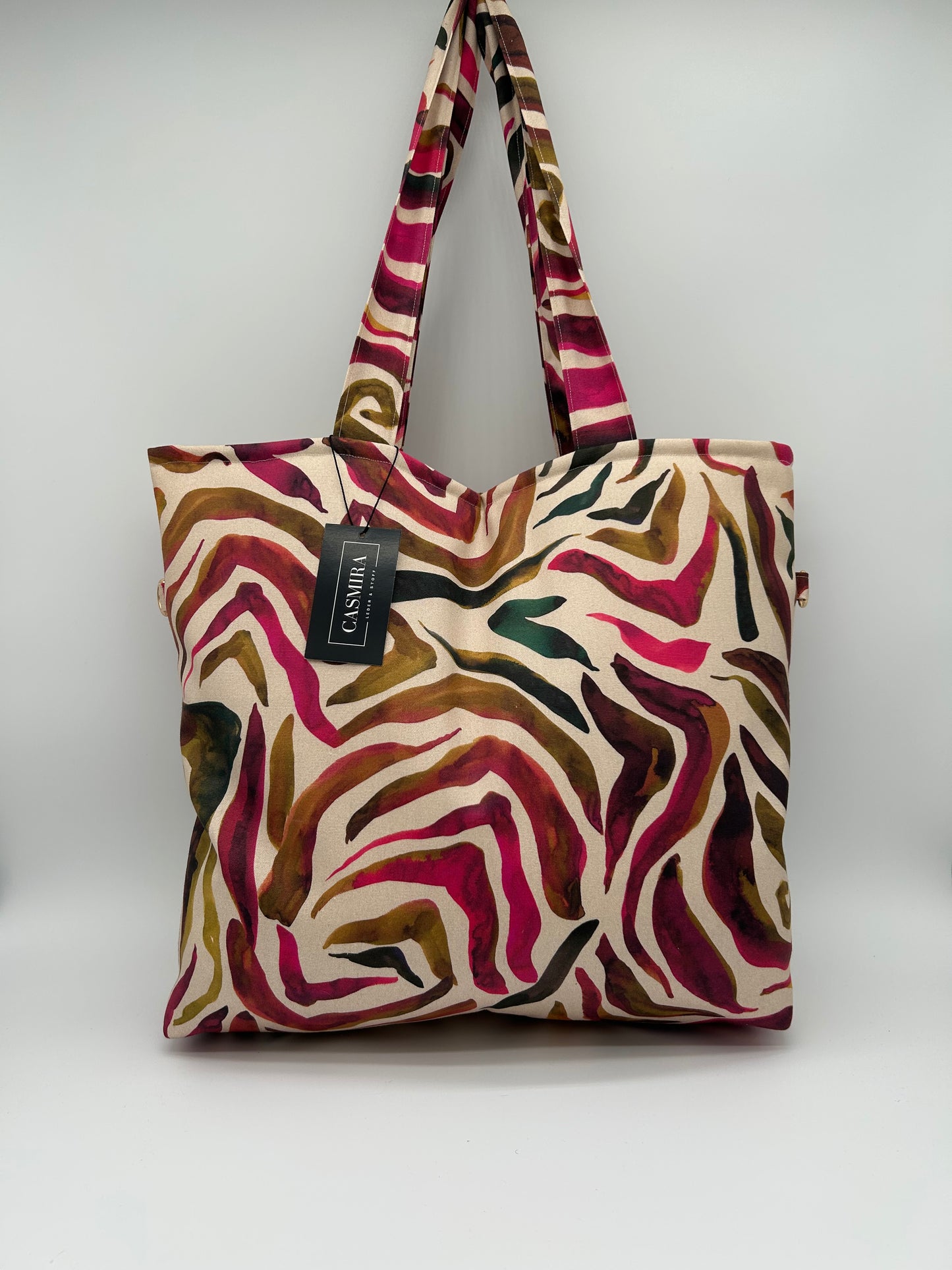 Badetasche/Shopper Dschungel Pink