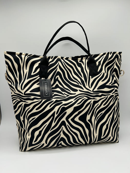 Badetasche/Shopper Zebra
