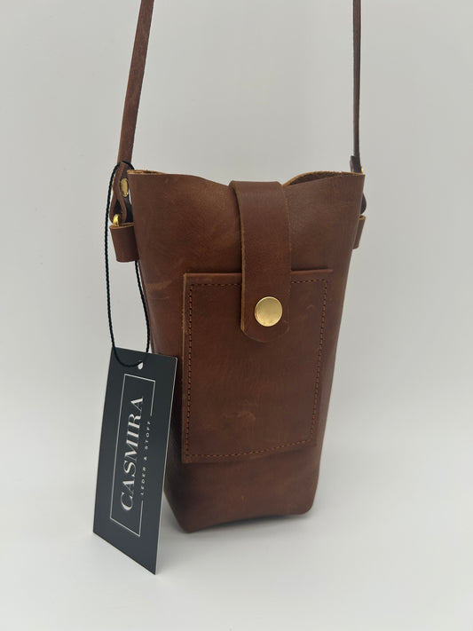 Handytasche Mini Leder Patina