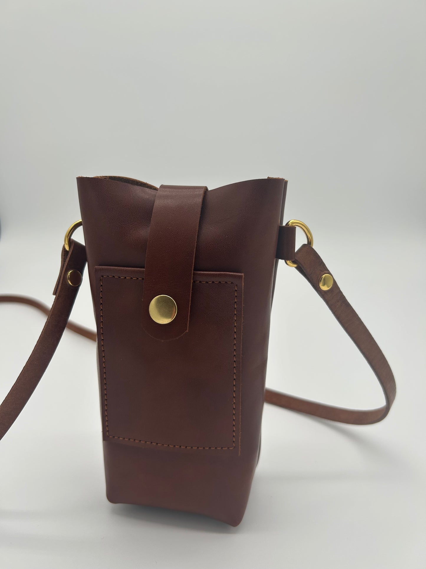 Handytasche Mini Leder Braun