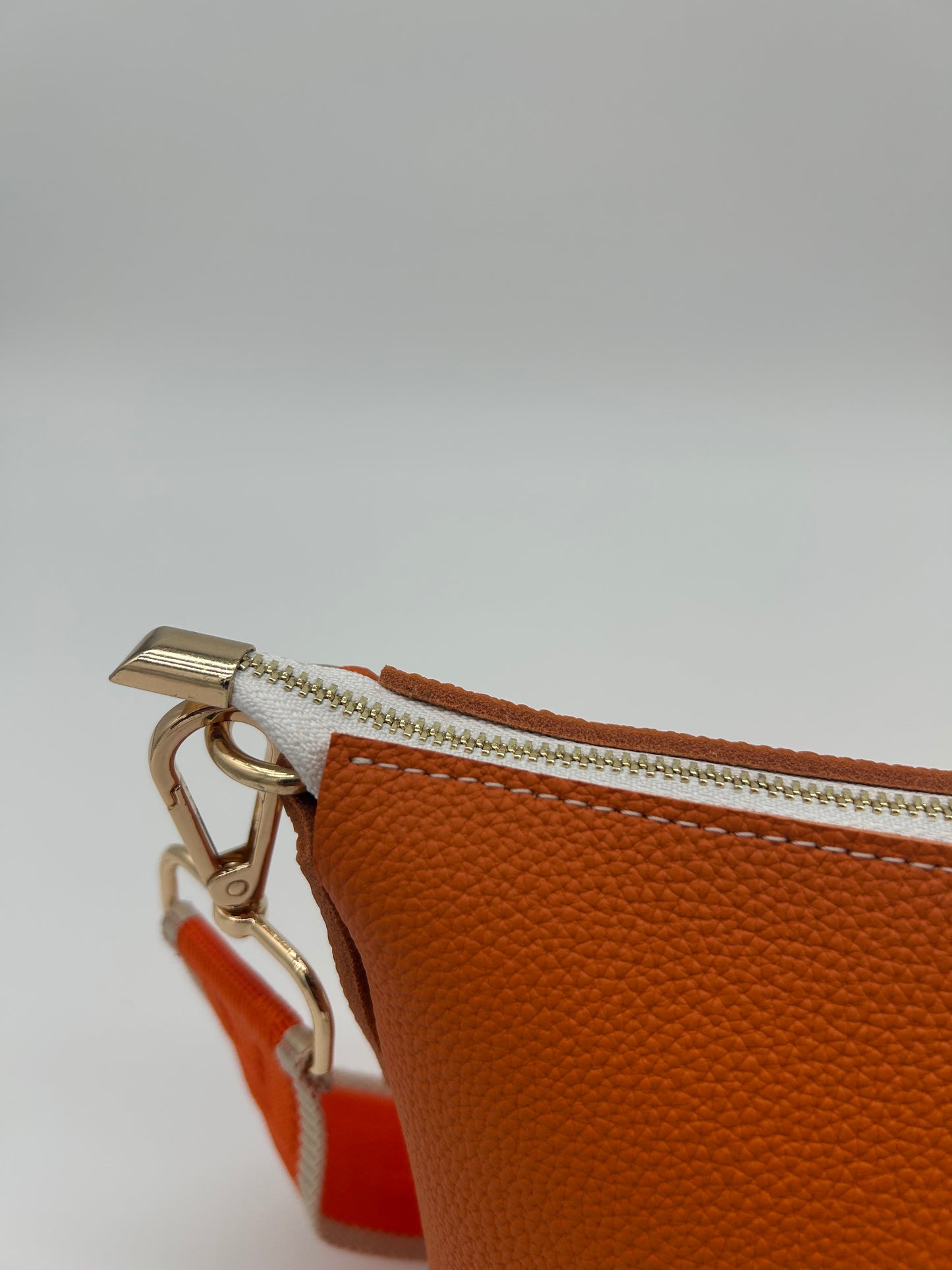 Umhängetasche Leder Orange