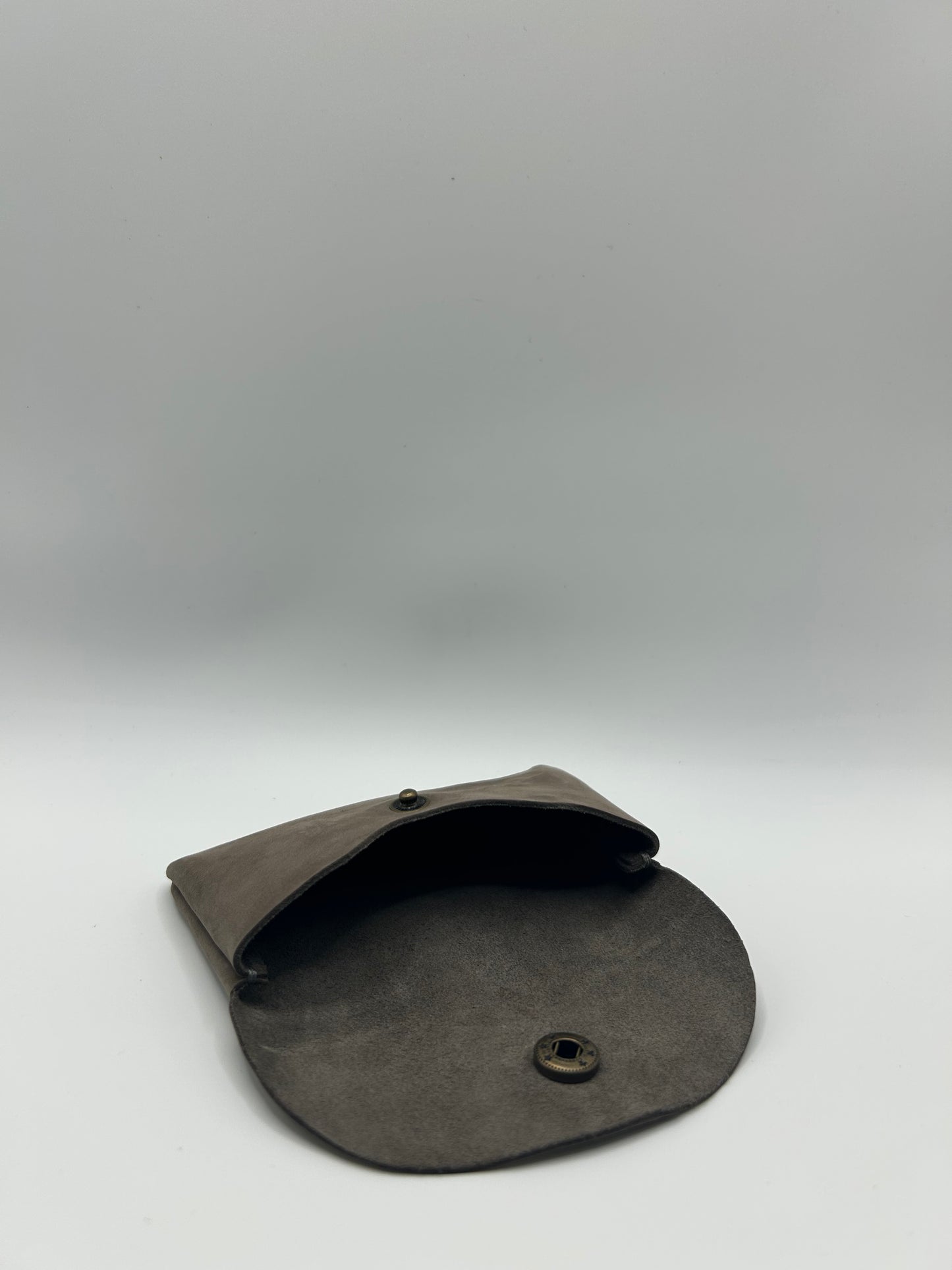 Geld-/Kartenetui Mini – Wildleder Taupe