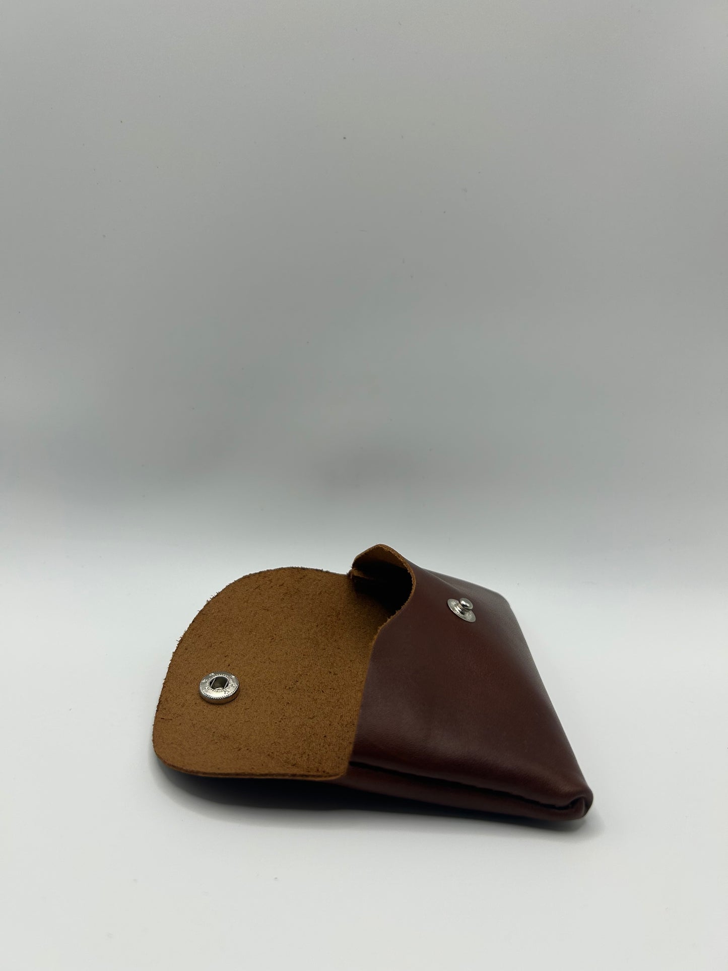 Geld-/Kartenetui Mini – Leder Rotbraun