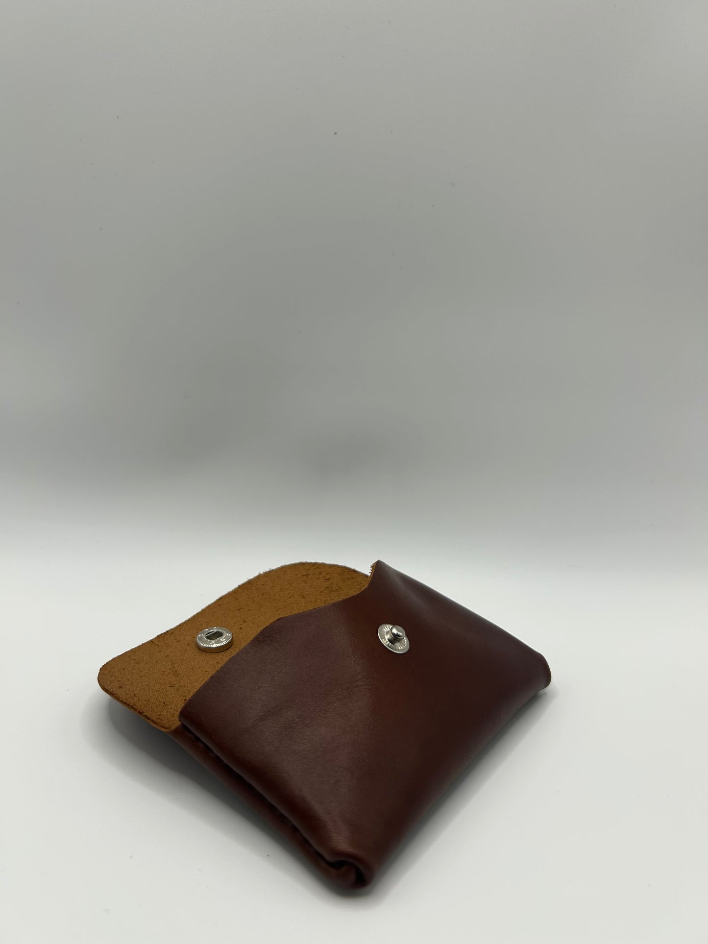 Geld-/Kartenetui Mini – Leder Rotbraun