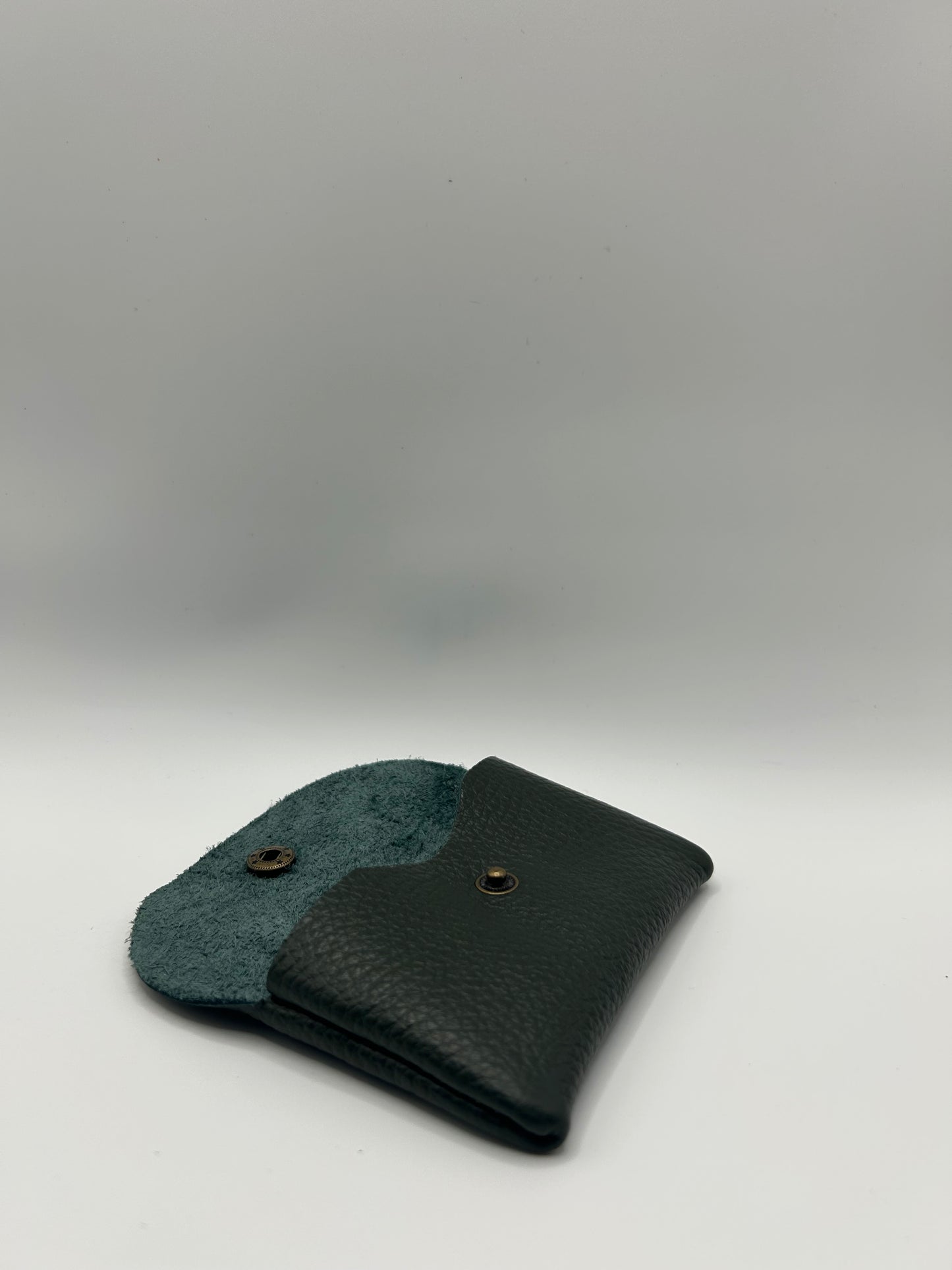 Geld-/Kartenetui Mini – Leder Oliv