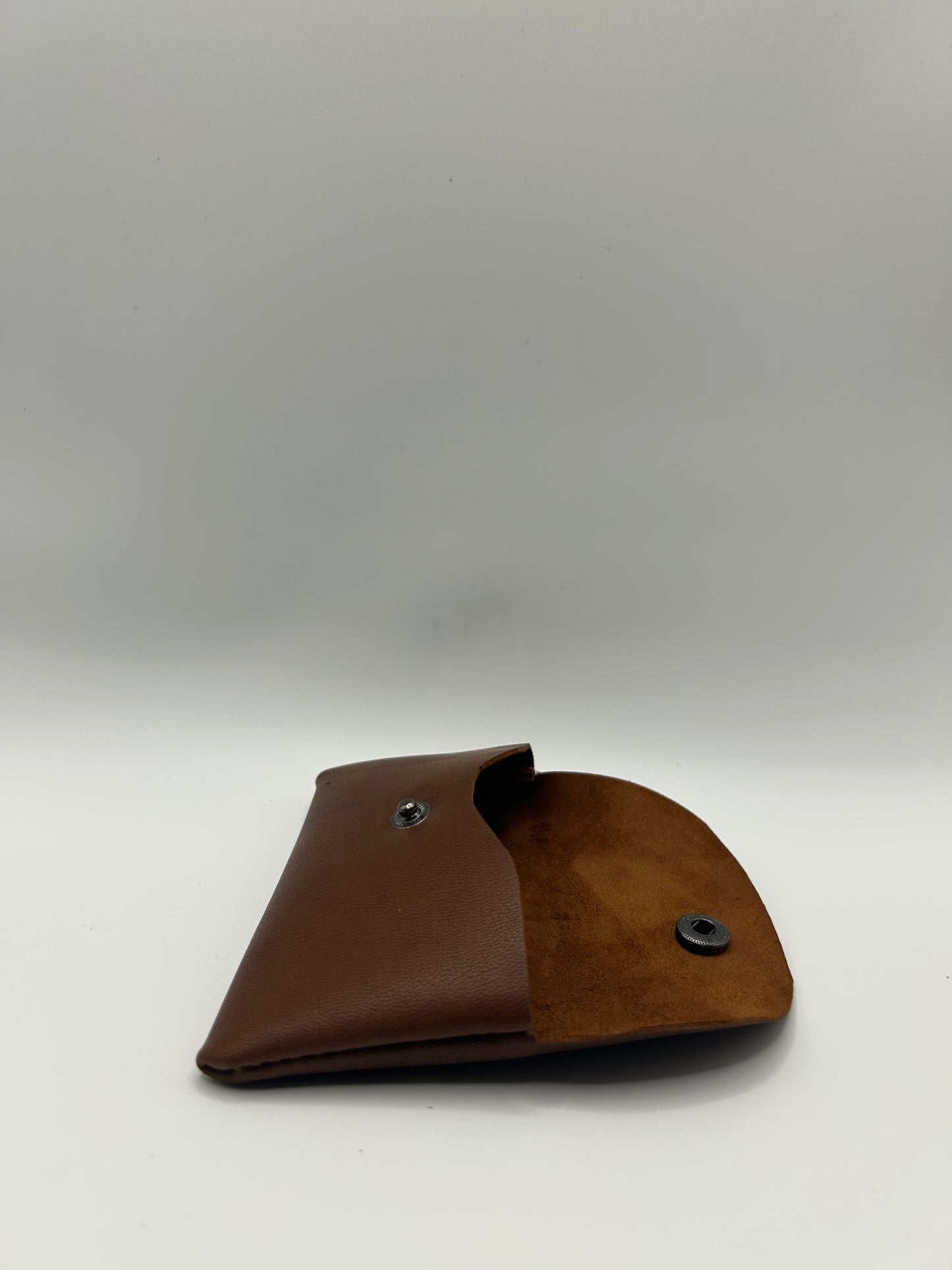 Geld-/Kartenetui Mini – Braun Leder
