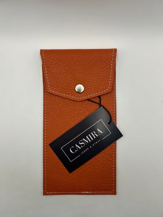 Stiftetui Leder Lachs