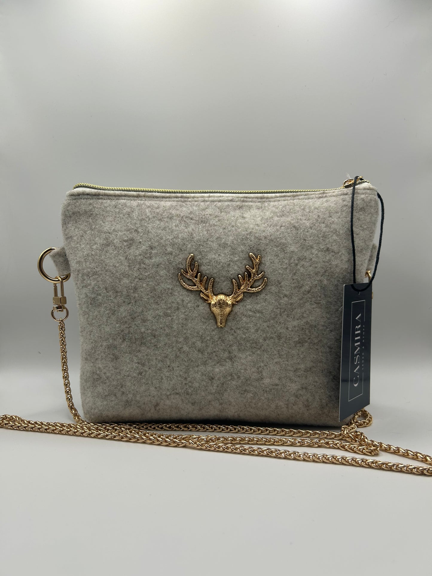 Trachtentasche Filz Natur/Beige