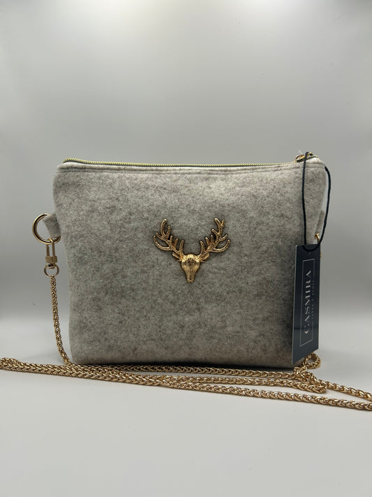 Trachtentasche Filz Natur/Beige