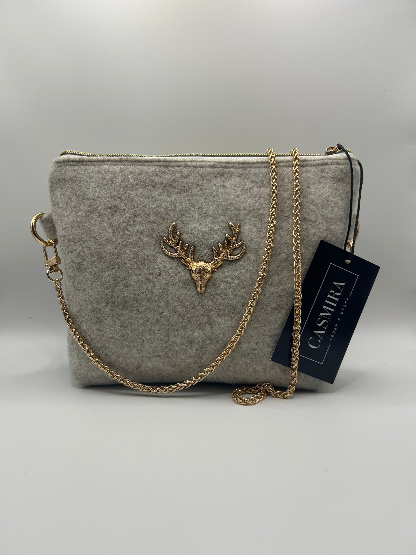 Trachtentasche Filz Natur/Beige