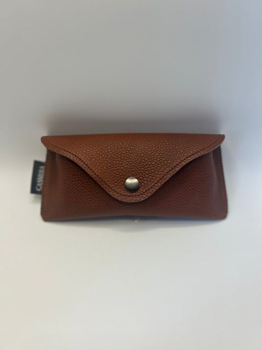 Brillenetui Unisex Leder Cognac