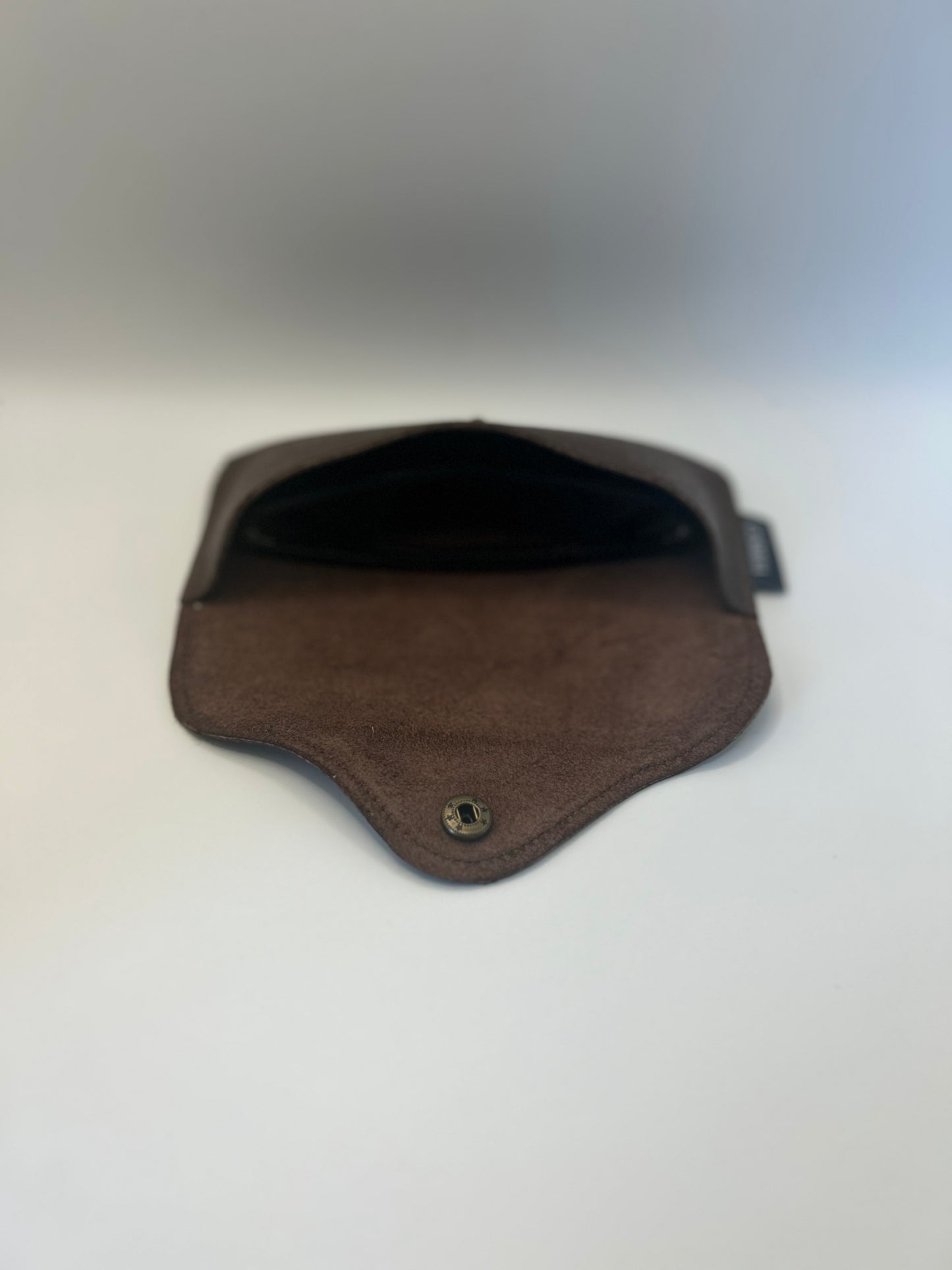 Brillenetui Unisex Leder Dunkelbraun