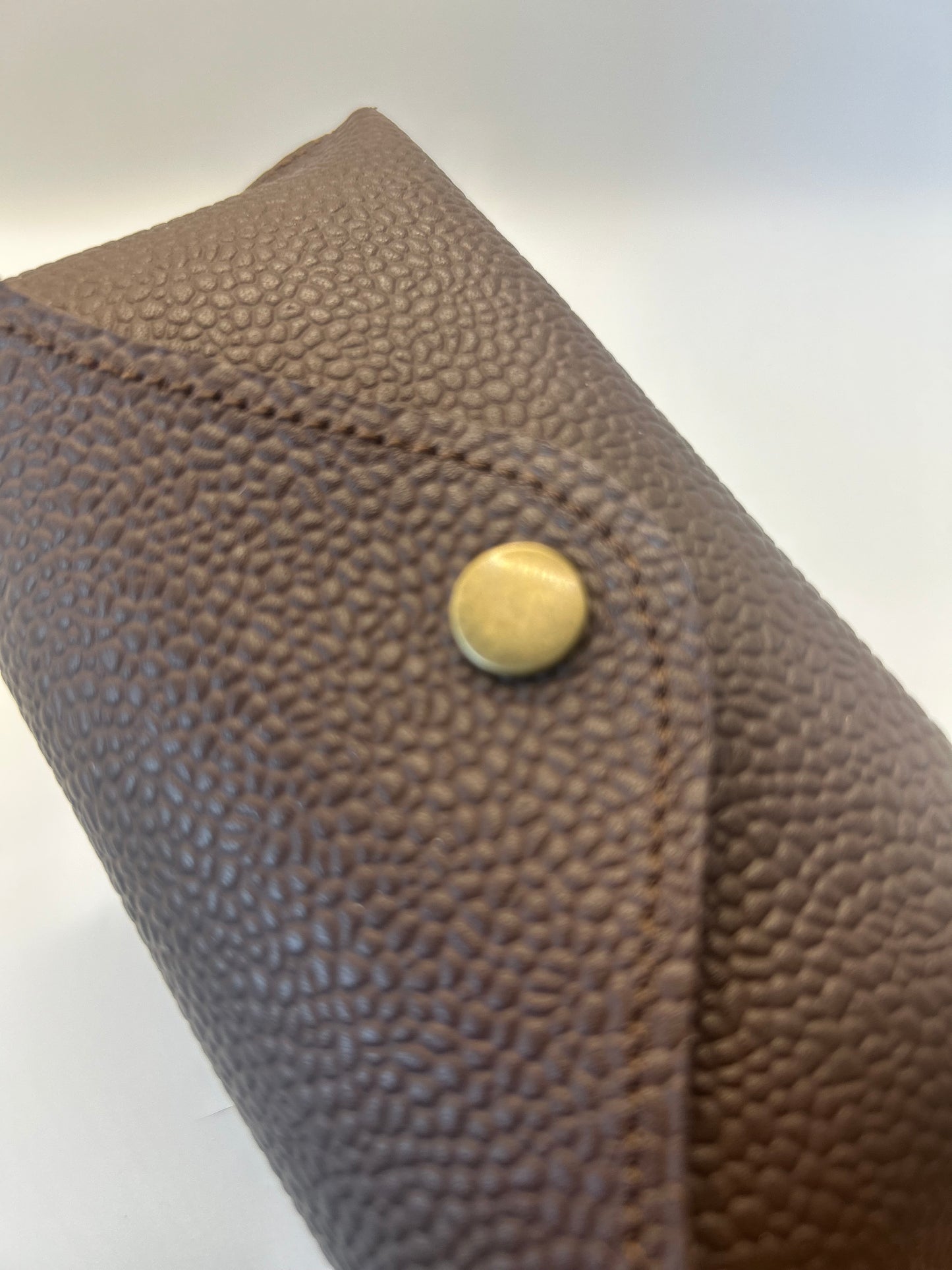 Brillenetui Unisex Leder Dunkelbraun