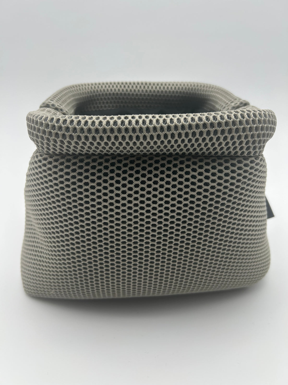 Kosmetiktasche Clip Hellgrau/Beige
