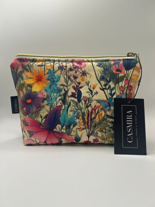 Kosmetiktasche Flower Groß